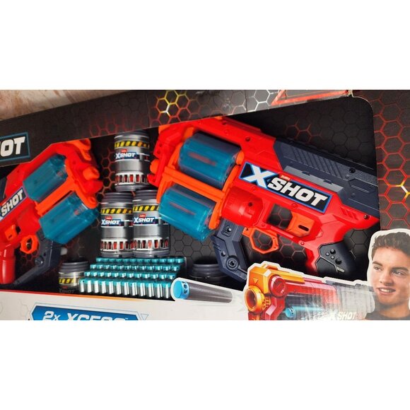 Zuru XShot 2X Xcess Toy Gun – Air Pocket Technology for Maximum Distance - Picture 3 of 16